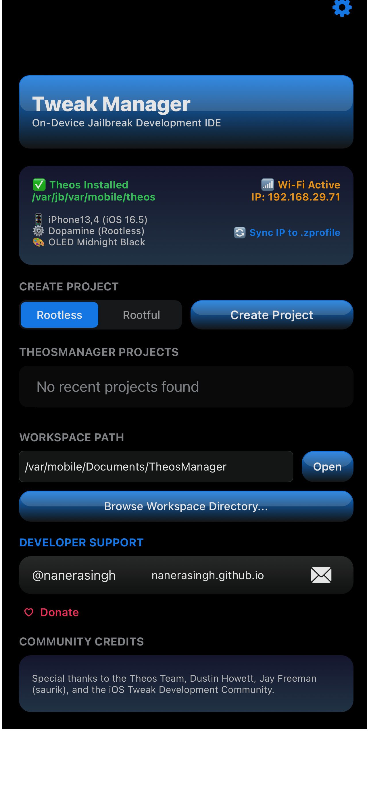 TheosManagerPro